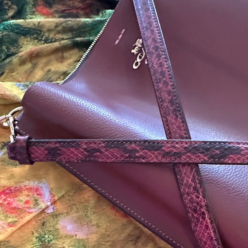 Coach Maroon Crossbody Bag - Picture 8 of 8